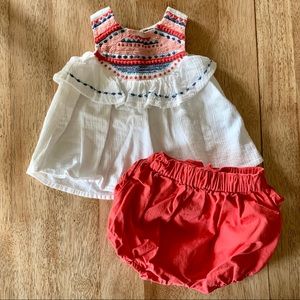 Cynthia Rowley baby girl 2 piece set